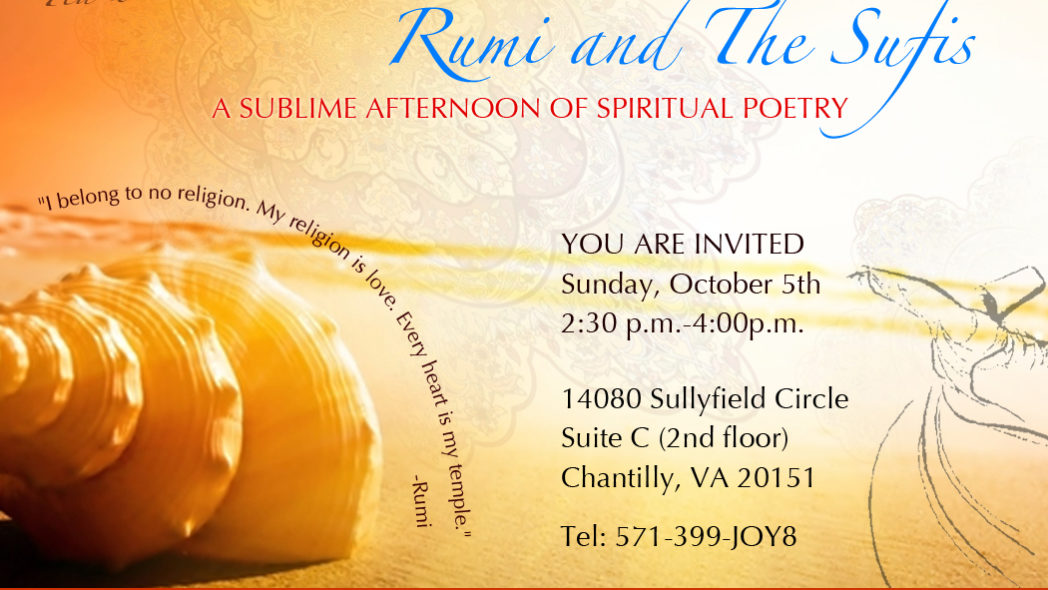 Rumi and the Sufis Rumi and the Sufis Poetry Event